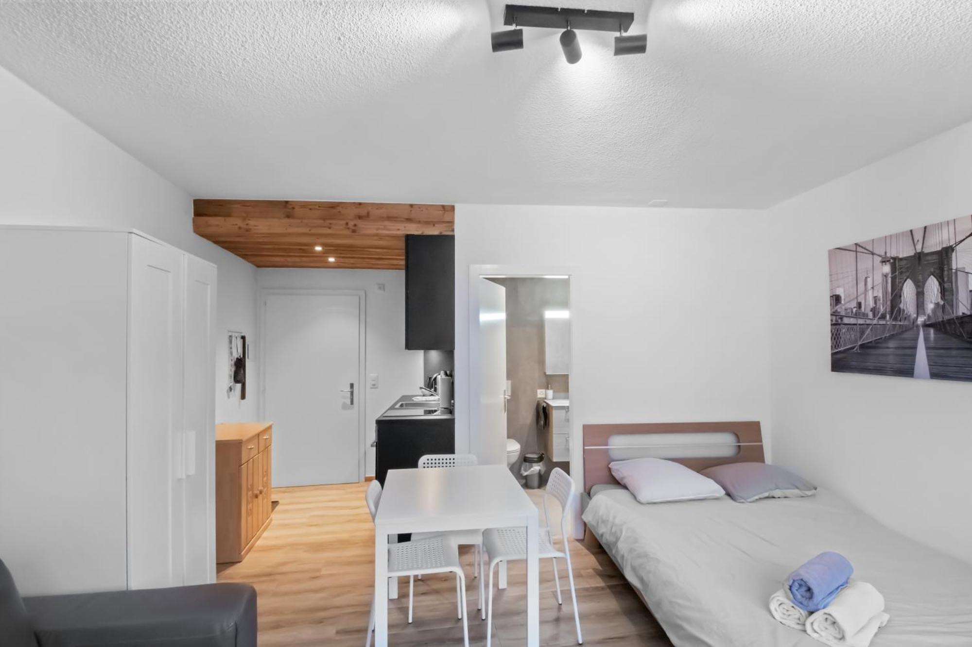 Studio Cosy Au Centre De كرانز مونتانا المظهر الخارجي الصورة